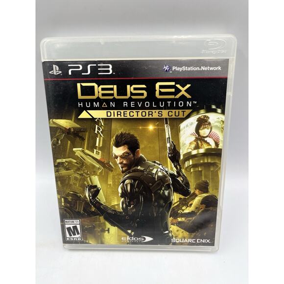 Deus Ex Human Revolution Directors Cut (M) - Sony PlayStation 3 - CIB - Picture 1 of 7